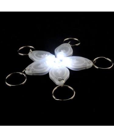 Aeromdale 10 Pack Transparent 22000MCD Mini LED Flashlight Torch Light Lamp Keychain - Buy Online on GoSupps.com