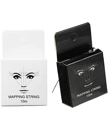 Eye Brows Point Thread Box Eyebrow Mapping String Marking Line Tool 10m White Durable and Useful - Buy Online on GoSupps.com
