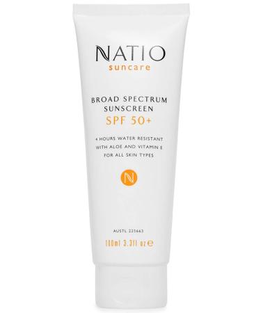 Natio Broad Spectrum Sunscreen SPF 50+ 100ML