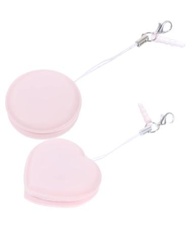 FOMIYES 2pcs Screen Wipe Mobile Wiper Portable Glasses Cloth Screen Cleaning Glasses Cleaner Glasses Wipes Lens Wipes Screens Cleaner Eye Glasses Lens Cleaner Lens Cleaner Wipes Pink