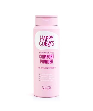 Comfort Powder: Talc Free Anti Chafe Body & Foot Powder Deodorant to Control Inner Thigh Chafing Private Areas and All Over Body for Women (5 Ounce (Pack of 1) Fragrance-Free) 5 Ounce (Pack of 1) Fragrance-Free