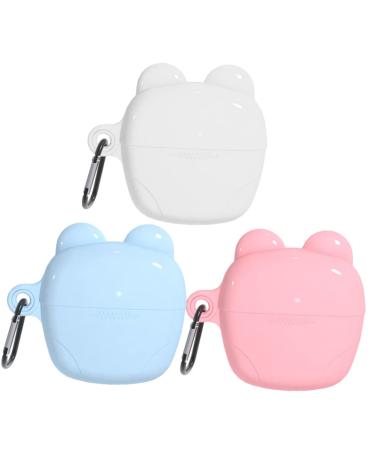 minkissy 3pcs Box Sanitary Napkin Storage Box Multifunctional Storage Box Plastic Containers Outdoor Receptacle Box Sanitary Pads Storage Box Reusable Pads Menstrual Sanitary Towel Purse Pp