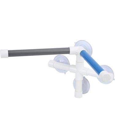 Bird Bathing Perch Stand for Parrot Training | PVC Platform with Suction Cup for Macaw, Cockatoo, African Greys, Budgies, Parakeet, Cockatiel, Conure, Lovebirds - Buy Online on GoSupps.com