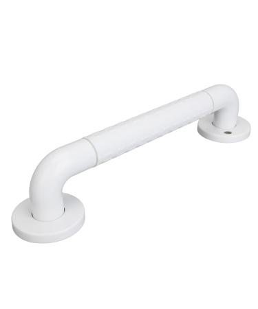 Shower handle non-slip nylon outer layer made of stainless steel durable shower safety handrail for hotels for older people (white)