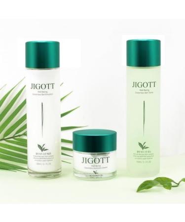 Well-Being Green Tea Skin Care Set - Toner Emulsion & Cream for Radiant Skin | Shop Internationally - Buy Online on GoSupps.com