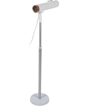 Hair Dryer Adjustable Stand Up Hair Dryer Negative Ions Frizz Control White Gold US Plug 110 240V - Buy Online on GoSupps.com