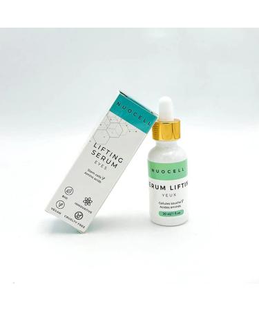 NuoCell | Eye Lifting Serum | Reduces Wrinkles Dark Circles and Deeply Hydrates Skin | Lifting Effect Face Care for a Radiant Face | Organic & Vegan Formula | 8 ml - Buy Online on GoSupps.com