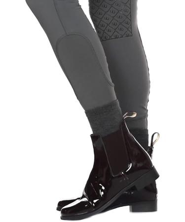 Ovation Women's Equestrian Leather Ankle Jod Boots - Black, Size 7.5 - Buy Online on GoSupps.com