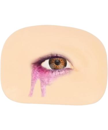 NOLITOY Artificial Makeup Fake Left Simulated Up Practice Practicing Professional Washable Silicone Shadow 6.9x5.2cm As Shown 2 - Buy Online on GoSupps.com