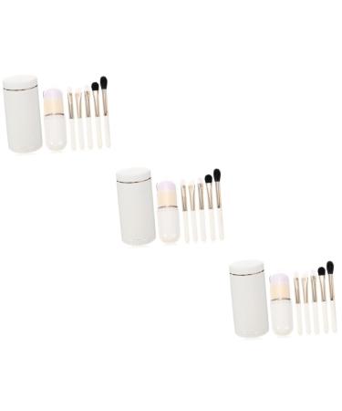 Didiseaon 3 Sets Makeup Brush Set Cosmetic Brush Kit Makeup Brush with Mirror Cosmetics Supply Face Beauty Tools Blush Brush Professional Makeup Brush Girl Eye Shadow Brush Applicator Travel