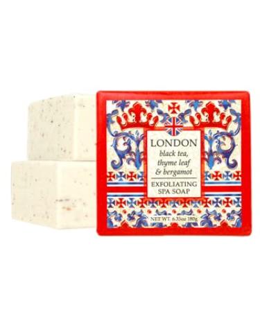 Greenwich Bay Destination Exfoliating Spa Soaps 7-Piece Set | Travel to London Kyoto Tahiti Paris & More | Luxury 6.35 oz Bars - Buy Online on GoSupps.com