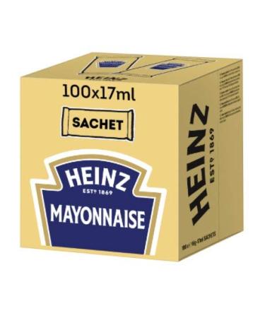 Heinz Mayonnaise Sachets 100 x 17ml - Perfect for International Shipping | Buy Online Now! - Buy Online on GoSupps.com