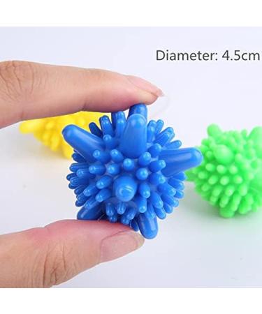 10pcs Solid Laundry Ball Reusable Dryer Cleaning Ball Laundry Scrubbing Balls Tangle-Free For Washing Machine Random Color - Buy Online on GoSupps.com
