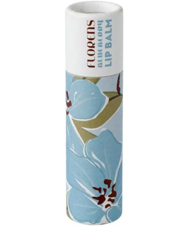 Puckator Florens Botanical Hesperantha and Rhododendron Paper Stick Lip Balm Vanilla & Blueberry - Care Stick Balms Chapstick Holiday Essentials For Women Family Lipbalm Moisturiser Exfoliator Cream - Buy Online on GoSupps.com