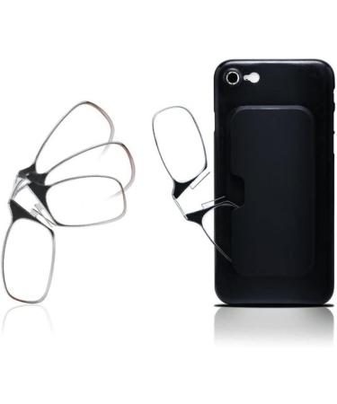 Buy Lipfer Armless Nose Clip Reading Glasses - Slim Ultra Thin Portable Mini Readers for Men & Women - Perfect for Travel & Everyday Use - Buy Online on GoSupps.com