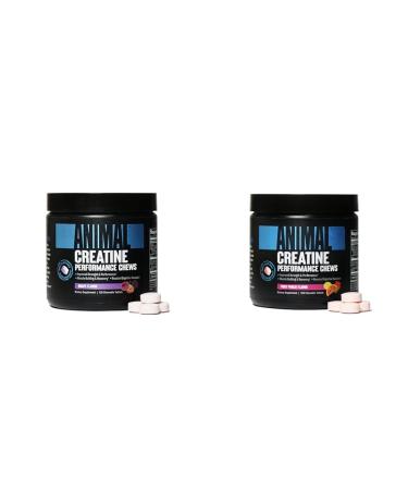 Animal Creatine Chews Tablets - Enhanced Creatine Monohydrate with AstraGin to Improve Absorption & Creatine Chews Tablets - Enhanced Creatine Monohydrate Grape + Tablets 120 Count (Pack of 1)