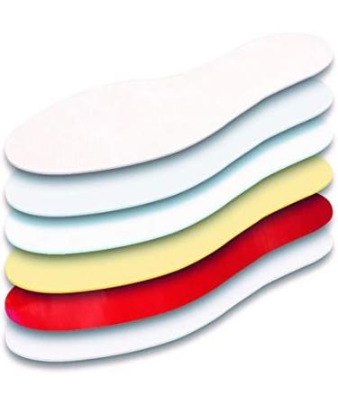 Tacco Happies Shoe Insoles Inserts 6 Pair Pack - Ultimate Sweat & Odor Absorption for Men & Women (Size 43 EUR/US M10) - Buy Online on GoSupps.com