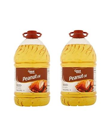 Great Value Peanut Oil Perfect For Frying, 128 oz (Pack of 2)