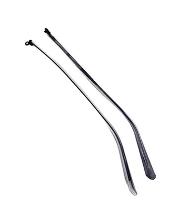 VekkEr eyeglass temple replacementPlastic eyeglass parts Eyeglass replacement temple temple metal tooth thickness 1.2 mm 1 pair black