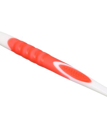 Effective Tongue Scraper & Bad Breath Cleaner - Ergonomic Oral Health Tool - Blue & Red - Buy Online on GoSupps.com