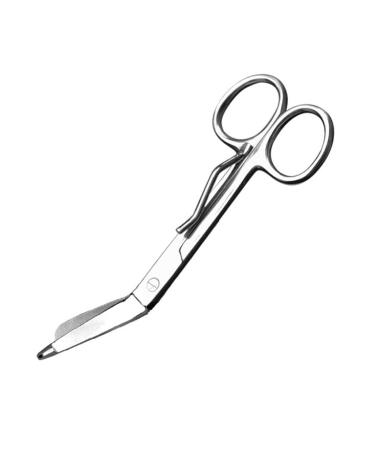 IMKRC Multi-Purpose Pocket Scissors 5" Long with Clip | Safe Portable Travel Scissors for Home Emergency and First Aid Supplies | Made with Premium Quality Stainless Steel