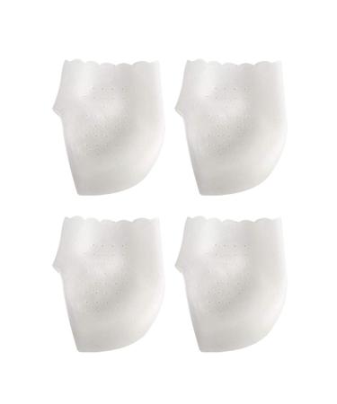 Gel heel spur heel cushion silica gel heel socks for dry and cracked clear