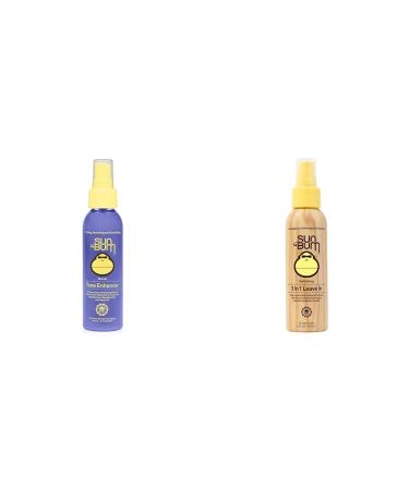 Sun Bum Blonde Tone Enhancer & Revitalizing 3-in-1 Leave-In Hair Treatments | 4 oz Each