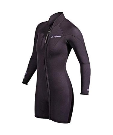 NeoSport Wetsuits Women's Premium Neoprene 3mm Step-In Jacket 4 Black