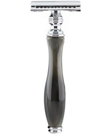 Premium Haryali London Men's Shaving Set - Double Edge Safety Razor Silver Tip Badger Brush & Stand | Perfect for a Luxurious Shave - Buy Online on GoSupps.com