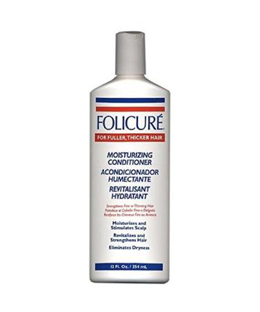 Folicure Moisturizing Conditioner for Fuller  Thicker Hair 12 Oz