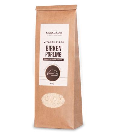 Birch porling vital fungus 40g from the Austrian Wild Collection of Moonamar - Fomitopsis Betulina Piptoporus Betulinus - Finely ground