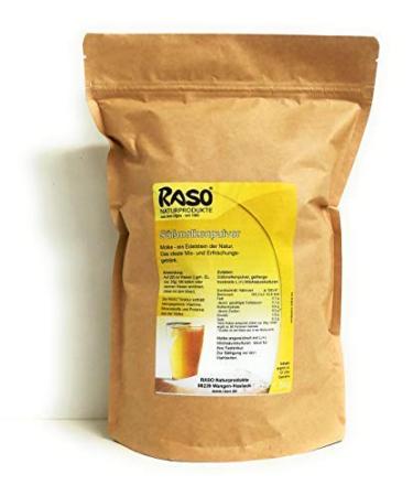 Molke shake neutral 1.5 kg powder nature Nature refill pack from Raso - whey without flavor enhancers pure whey powder without additives