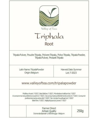 Triphala Triphala Powder Organic Tripha Trifala Tripala Triphla Triphila Tryphala Thriphala Triphala Tea Trifala Powder Organic Triphala Powder - Buy Online on GoSupps.com