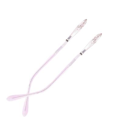Marxan glasses leg parts glasses substitute bracket glasses temporal repair accessories 1 pair of metal replacement brackets Arms Strass linen legs for borderless glasses pink