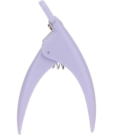 False Nail Cutter Effective Durable Concise Stainless Steel Nail Clipper with Light Head for DIY Enthusiasts (Violet) - Buy Online on GoSupps.com