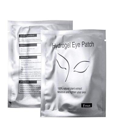 Arison Lashes Eye Gel Pads 50 Pairs Eyelash Extension Under Eye Gel Patches Lint Free Eye Patches with Smooth Front Side and Collagen Back Side Eye Pads Beauty Tool for Individual Eyelash Extension Fox