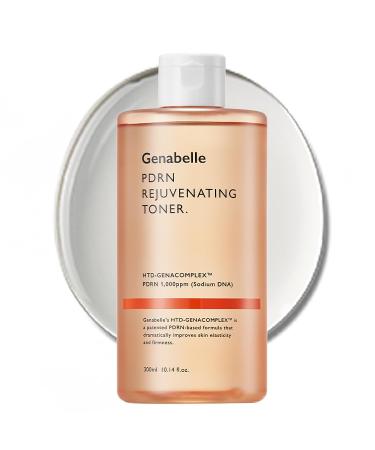 PDRN Rejuvenating Toner - Deep Hydration & Skin Barrier Support with PDRN Panthenol Hyaluronic Acid - Soft & Glowing Skin - 10.14 fl.oz/300ml