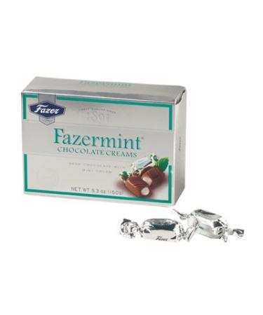 Fazermint Fazermint Karl Fazer Milk Chocolate Candy with Mint Praline Cream 150g Pack of 10
