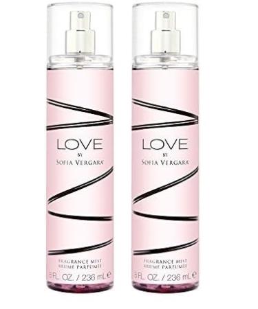 SOFIA VERGARA Love Fragrance Mist 8 Fluid Ounce (Pack of 2) 8 Fl Oz (Pack of 2)