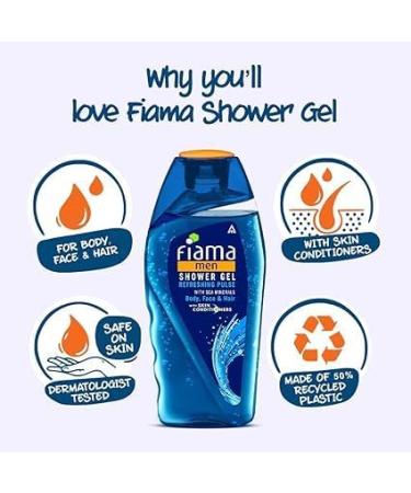 Refreshing Pulse Shower Gel 250ml | Men's Moisturizing Body Wash with Skin Conditioners & Sea Minerals | Soft & Refreshed Skin - Buy Online on GoSupps.com