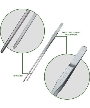 VORESTIC 27cm Aquarium Tweezers - Long Straight Aquascaping Tools for Precision Planting and Maintenance - Buy Online on GoSupps.com