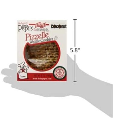 Little Pepi's Coconut Pizzelles - 7 Ounce Pack of 1 - Buy Online on GoSupps.com