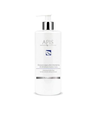 APIS cleaning micella water for removal for face and eyes with mimosa aloe and hyaluronic acid |Make-up removal and moisture |500 ml