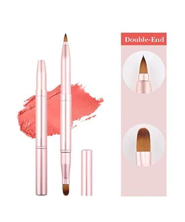 Exquisite Retractable Lip Brush Applicators - Professional Two-Head Lipstick & Gloss Makeup Tool for Women & Girls - International Shipping Available - Buy Online on GoSupps.com