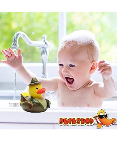 Funny Squeaky Bathing Duck - Hunter Duck Toy with Rifle & Horn - Perfect Gift for Hunters | Duckshop - Buy Online on GoSupps.com