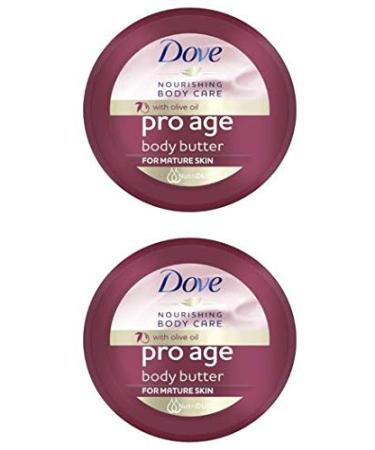 Dove Lotion of 2 Pro Age Nourishing Body Creams 250 ml