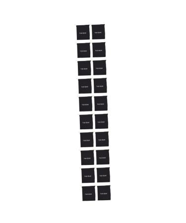 Healeved 20 Pcs Hair Dryer Storage Bag Travel Bag Organizer Hair Waver Tool Travel Hairdryer Fabric Black