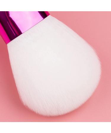 Makeup Brush Set - 8 Portable Pink Synthetic Hair Brushes for Beginners | Essential Makeup Tools for Powder Sculpting & Eyeshadow - Buy Online on GoSupps.com