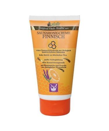 Sauna honey cream 150g Finnish |has a calming and relaxing effectPerfect after the sauna sessionWith peeling effect |100% of course without chemicals and preservatives 150 g (1 Pack)
