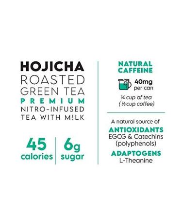 Buy Twrl Milk Tea - Hojicha Roasted Green Tea Plant-Based Low Sugar Organic Nitro-Infused - 12 Pack (7.5 oz) | International Shipping Available - Buy Online on GoSupps.com